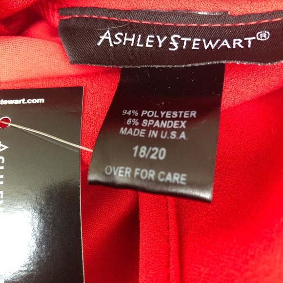 BNWT Ashley Stewart peplum blouse - Picture 4 of 8